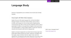 Desktop Screenshot of languagestudy.com