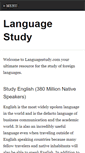 Mobile Screenshot of languagestudy.com